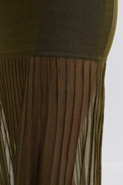 Malina Haisley Maxi Dress Olive