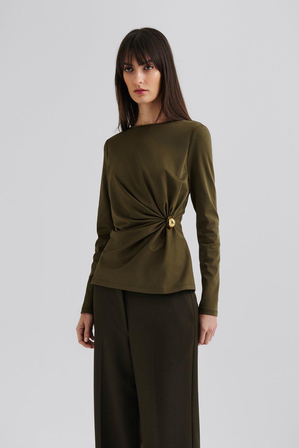 Malina Mailey Blouse Olive