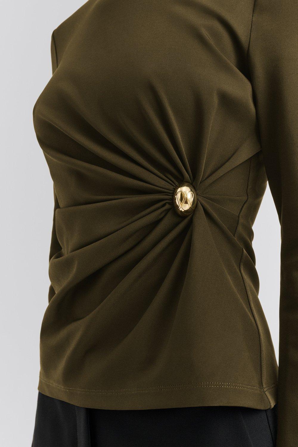 Malina Mailey Blouse Olive