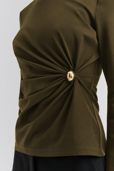 Malina Mailey Blouse Olive
