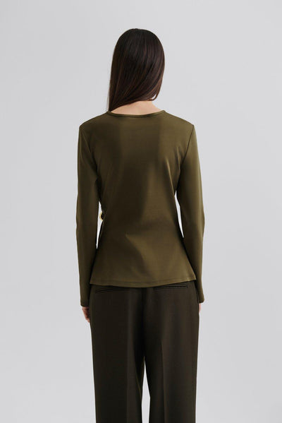 Malina Mailey Blouse Olive