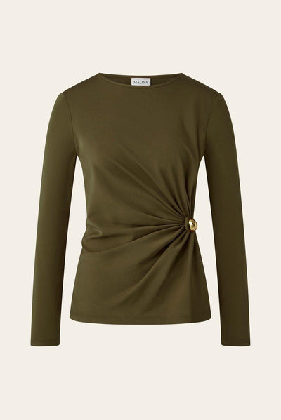 Malina Mailey Blouse Olive