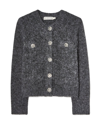 Ida Sjöstedt Julee Cardigan  Dark Grey
