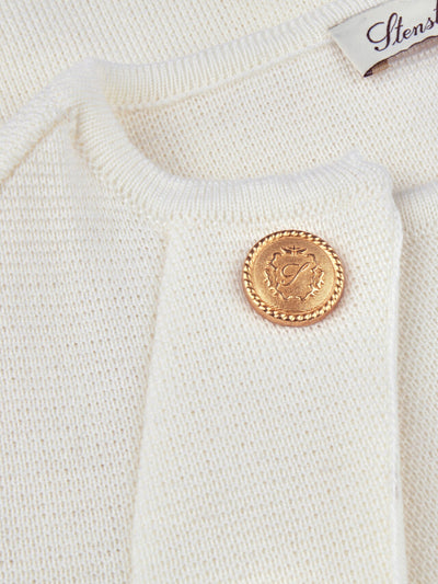 Stenströms Mary White Merino Wool Cape