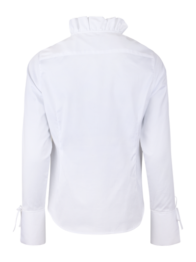 Stenströms Katarina White Frill Blouse