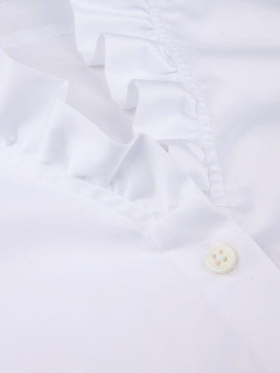Stenströms Katarina White Frill Blouse