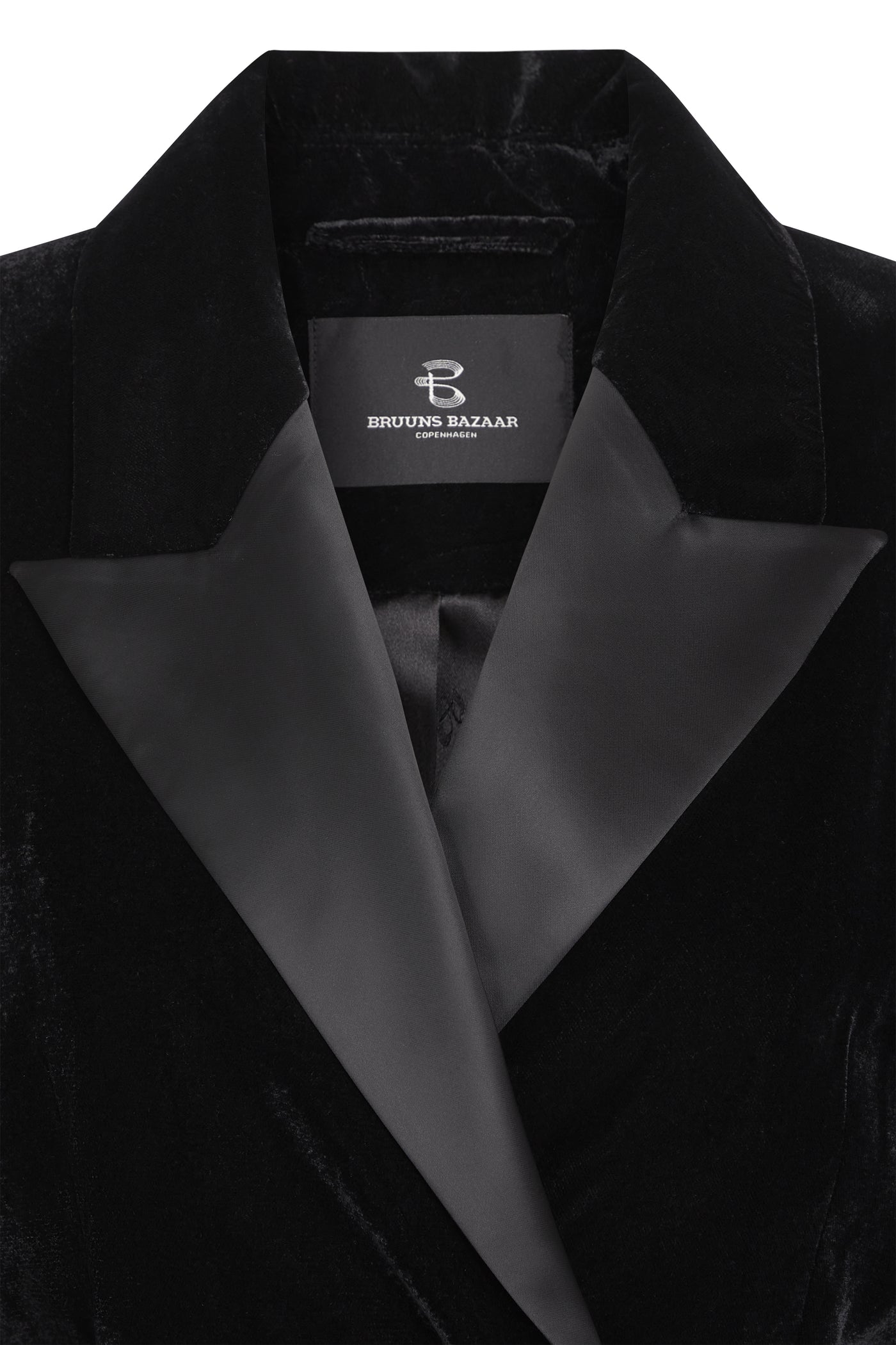 Bruuns Bazaar Dulca Velvet Blazer Black