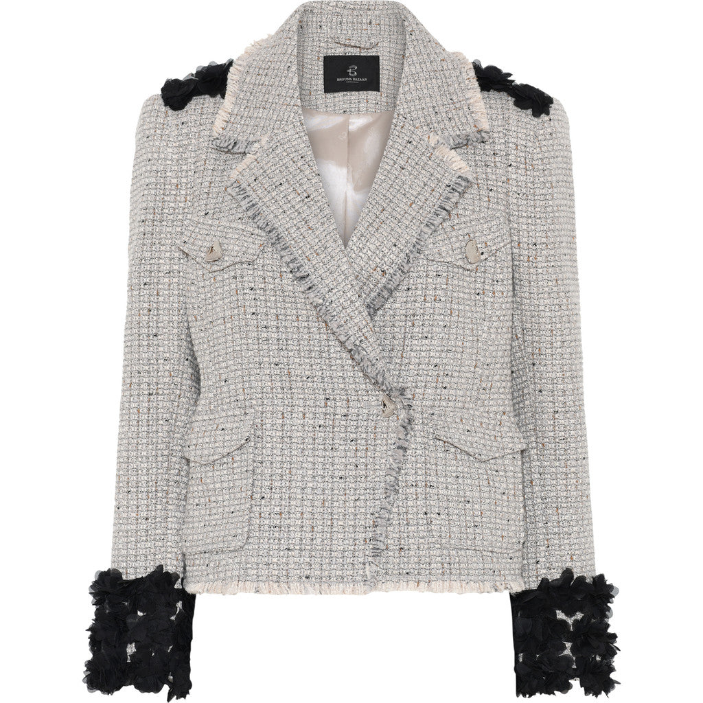 Bruuns Bazaar Fumeworth BBZohlie Blazer Grey Check