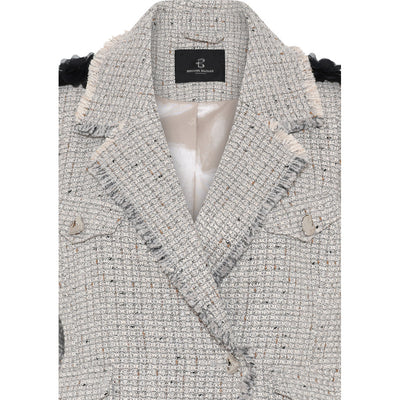 Bruuns Bazaar Fumeworth BBZohlie Blazer Grey Check