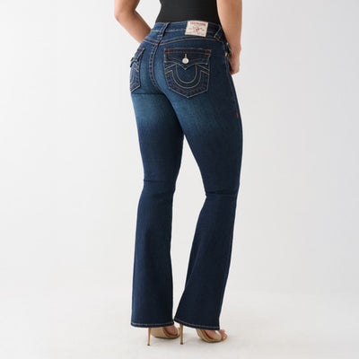 True Religion Becca Mid Rise Bootcut Flap