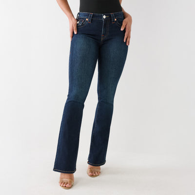 True Religion Becca Mid Rise Bootcut Flap
