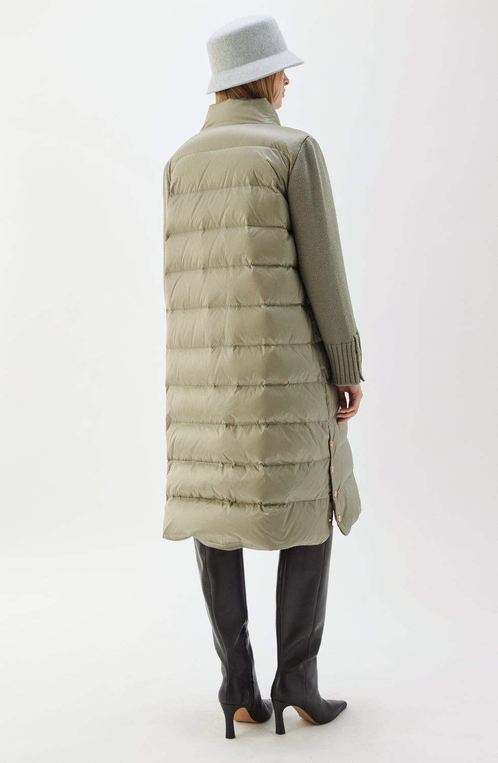 Busnel Celia Down Coat Olive