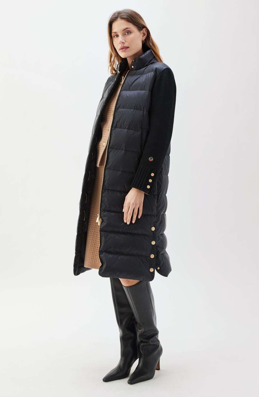 Busnel Celia Down Coat Black