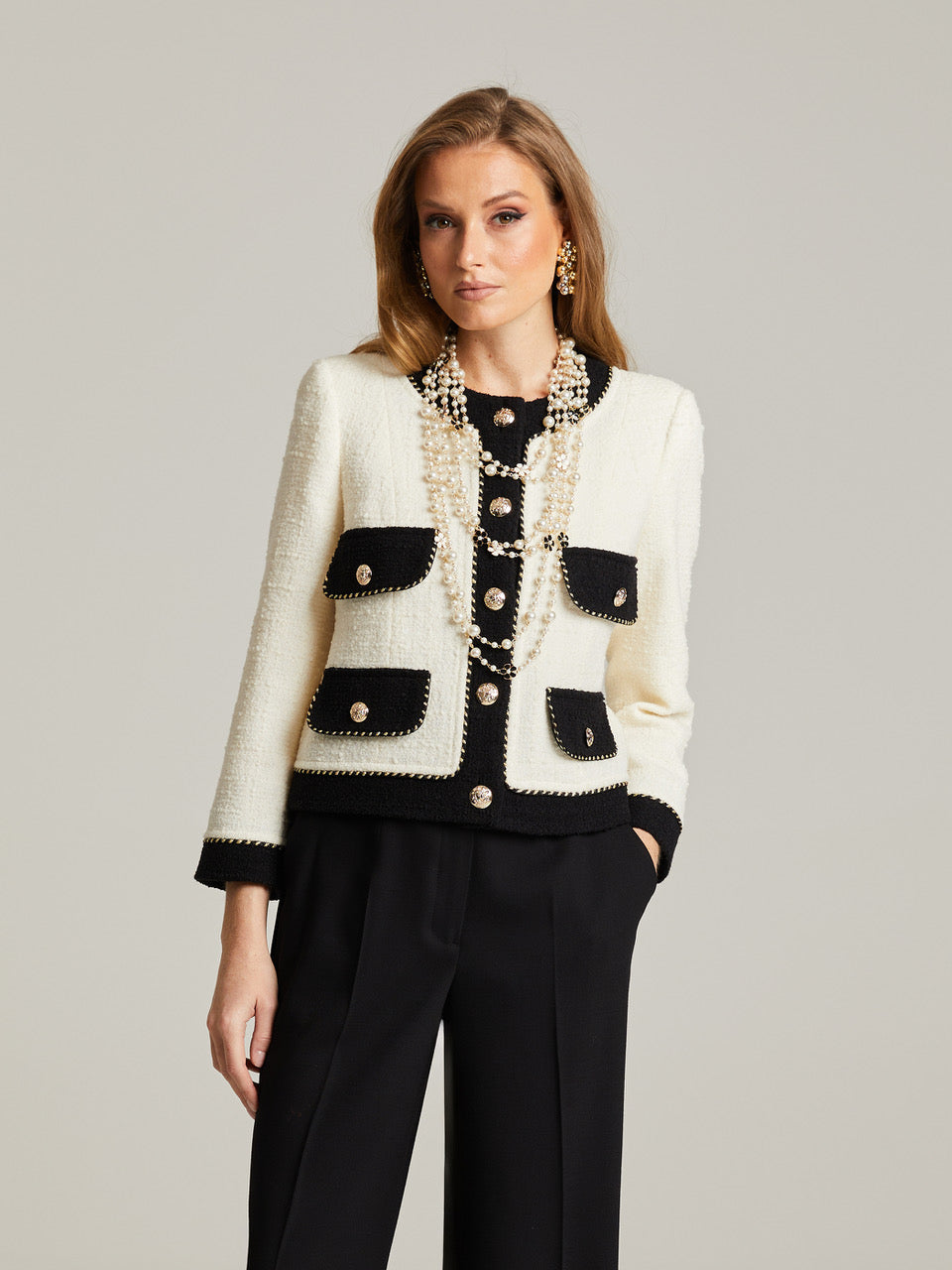 Andiata Ragni Boucle Blazer Wool