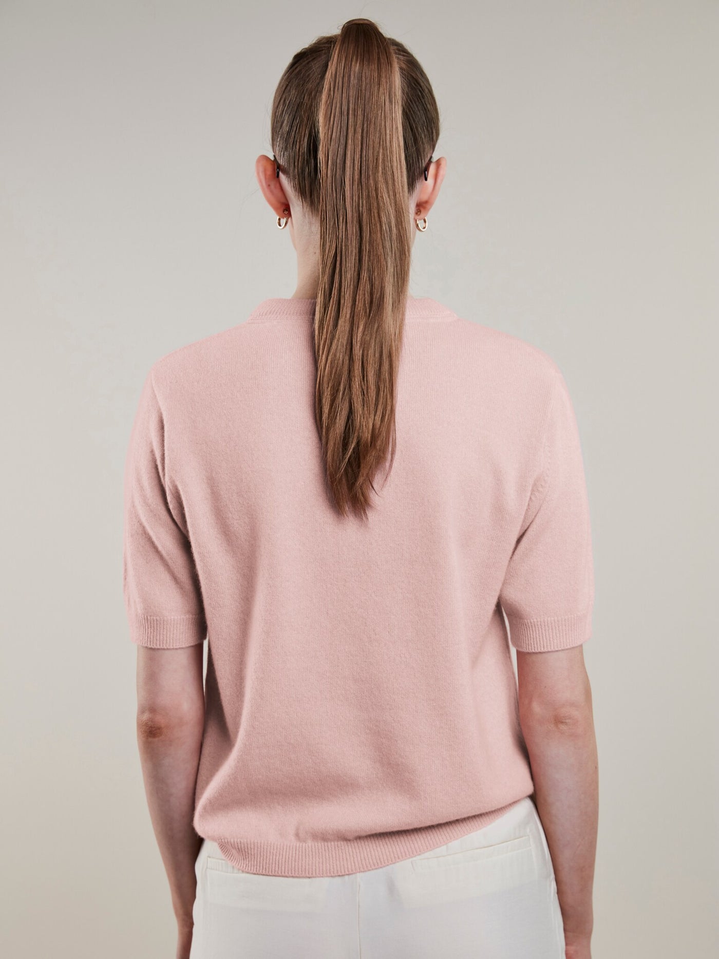 Stenströms Janet Light Pink Cashmere Top