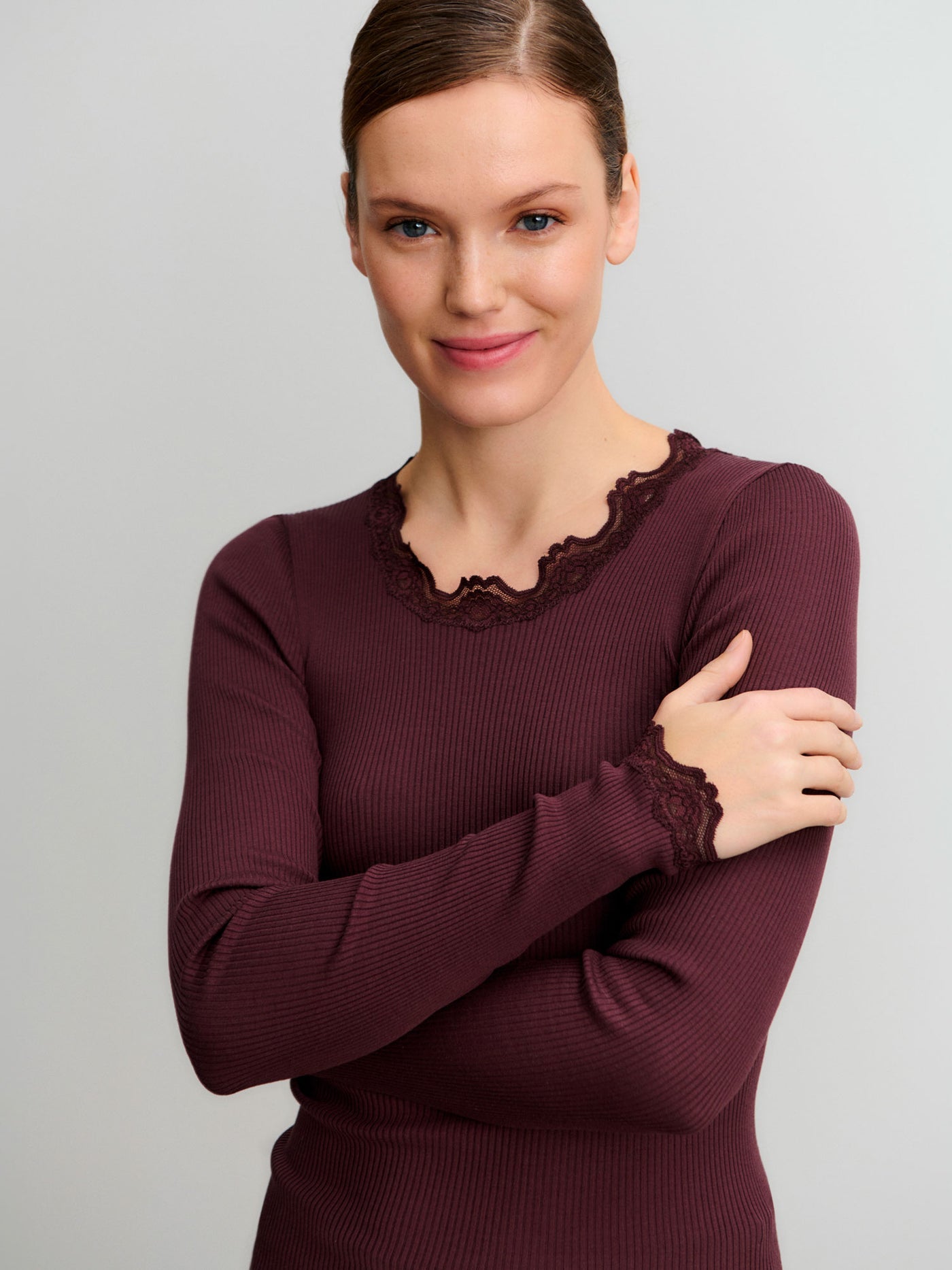 Rosemunde Babette Silk lace Fudge