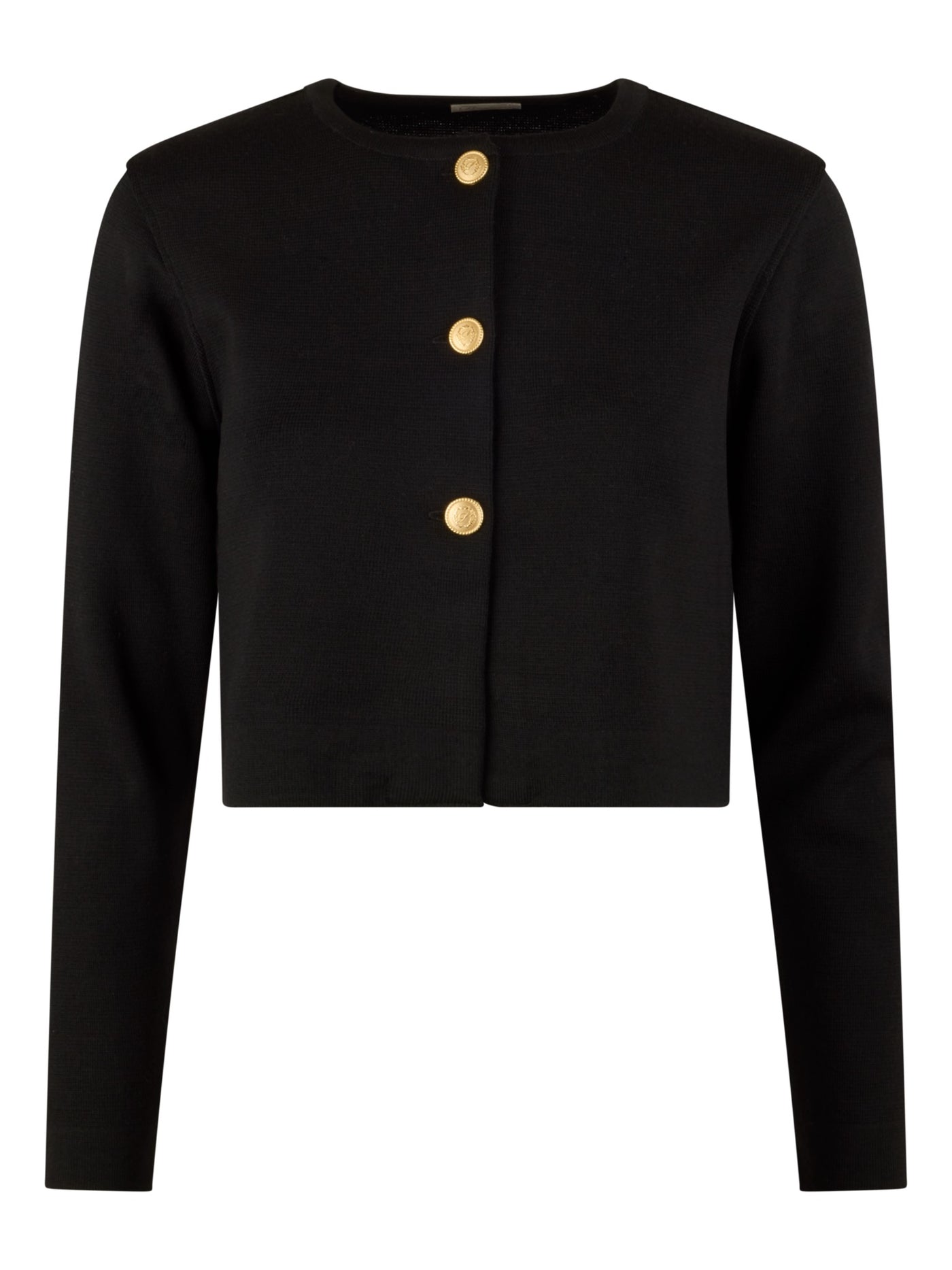 Stenströms Kristina Black Merino Wool Cardigan