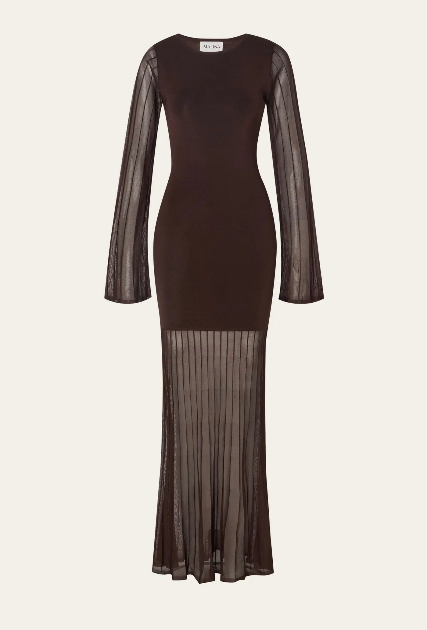 Malina Haisley Maxi Dress Chocolate