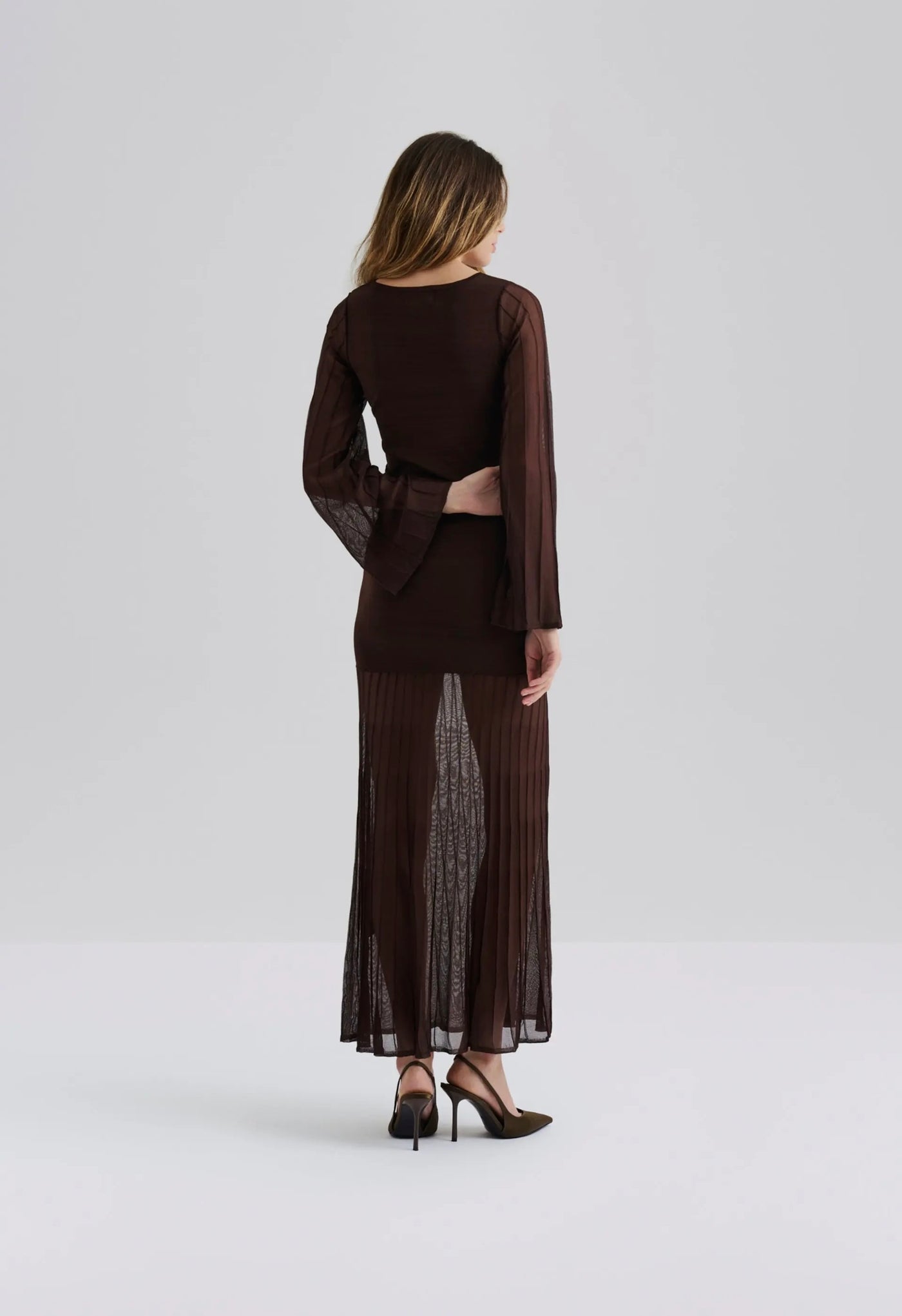Malina Haisley Maxi Dress Chocolate