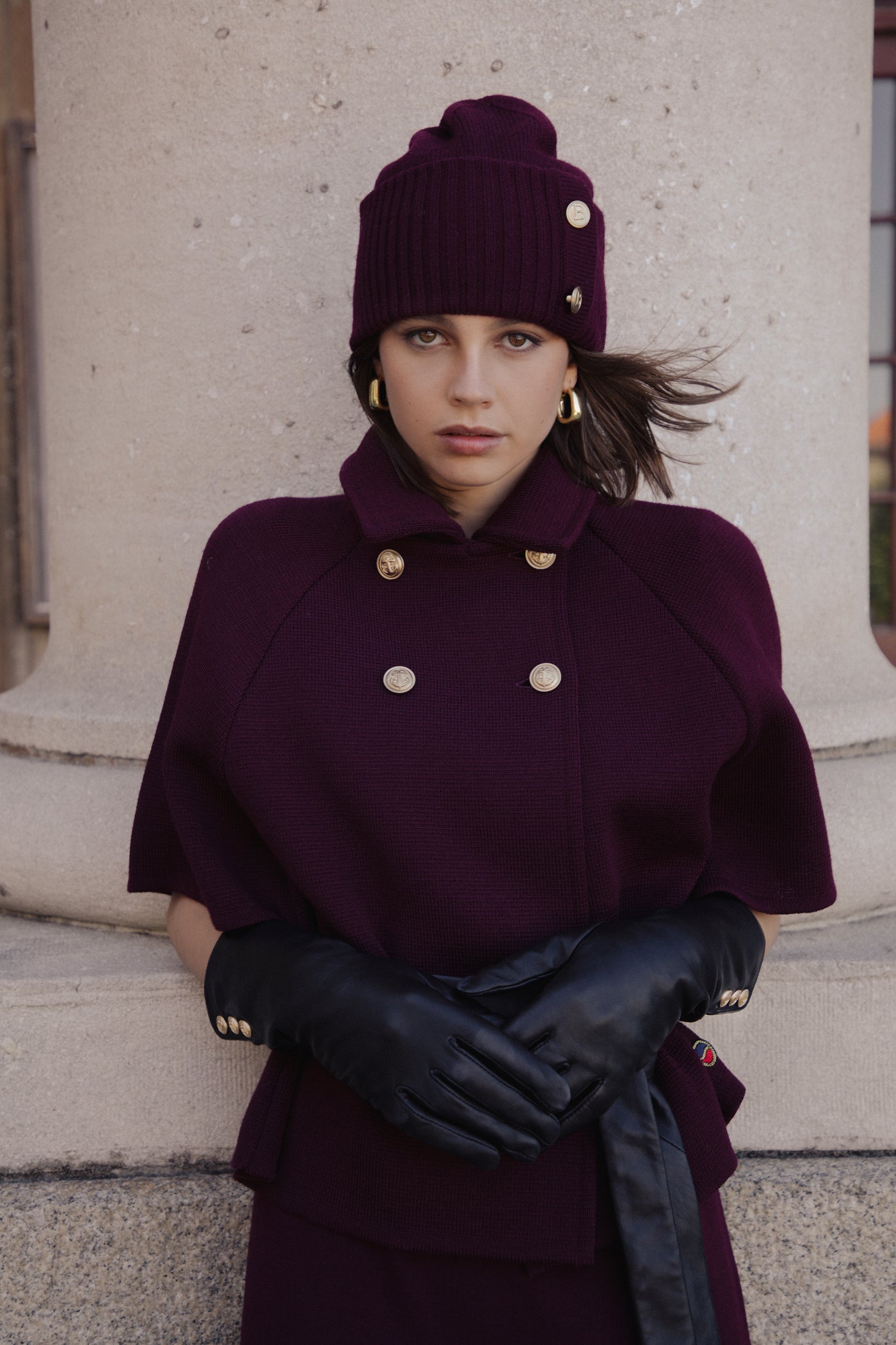 Busnel Gertrude Cape Bordeaux