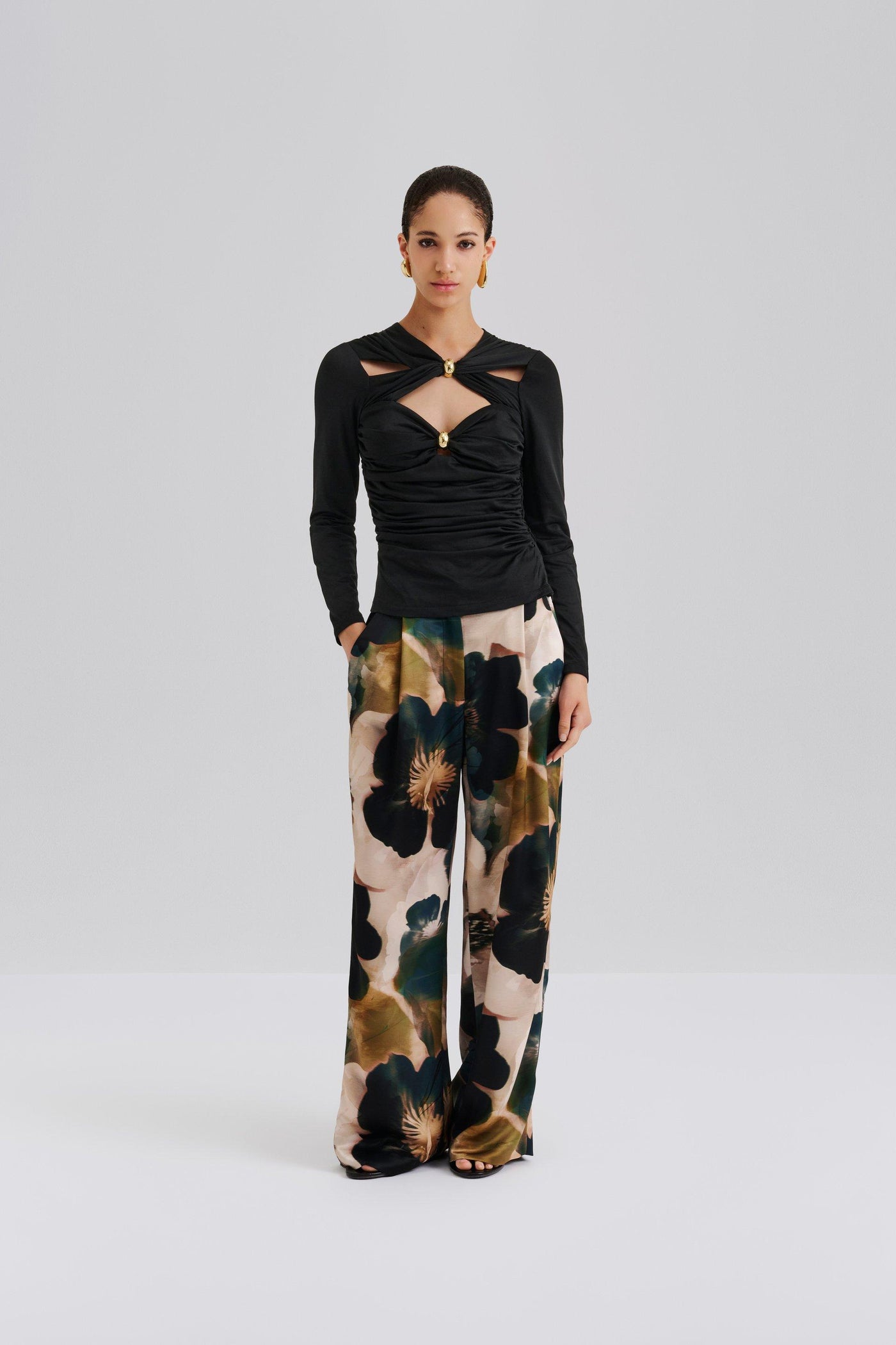 Malina Amela Emela Embellished Long Sleeve Jersey