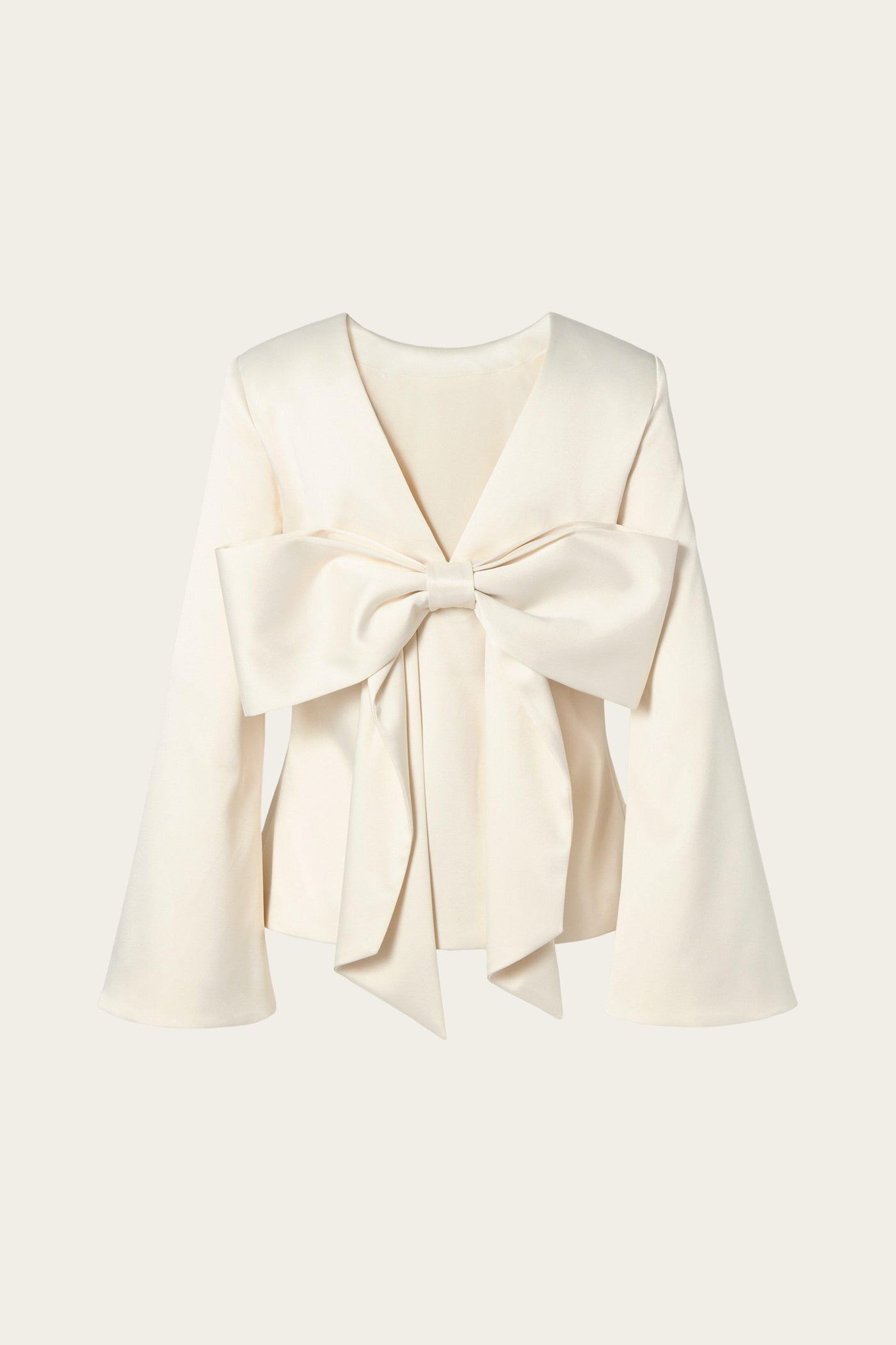 Malina Elna Bow Detaild Top Vanilla