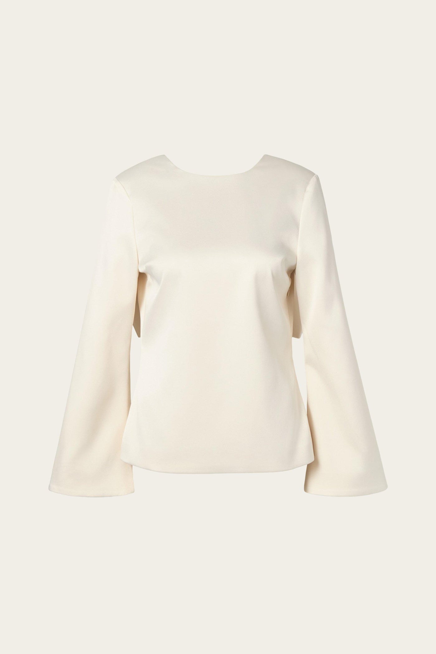 Malina Elna Bow Detaild Top Vanilla