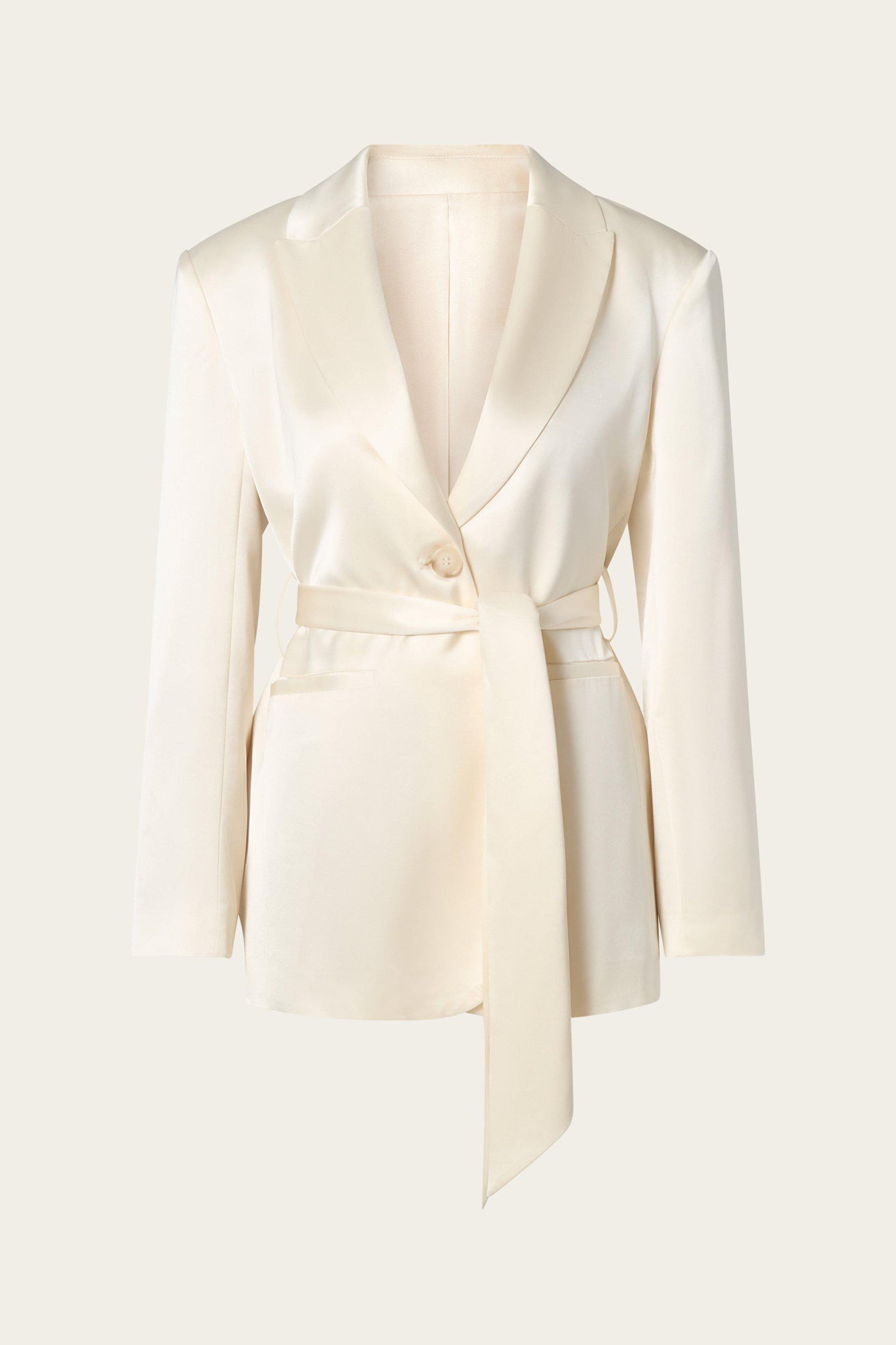 Malina Liv Satin Blazer