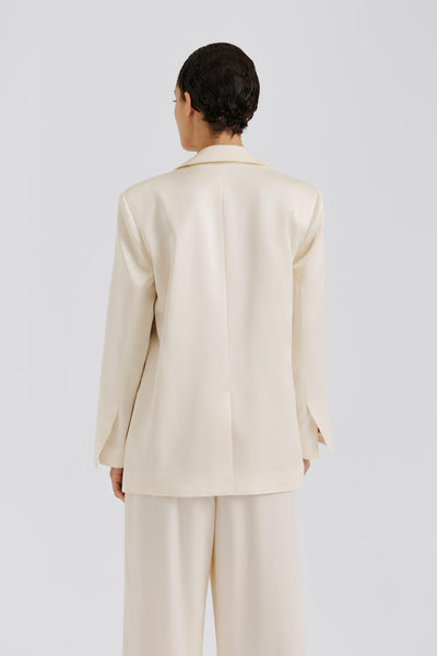Malina Liv Satin Blazer