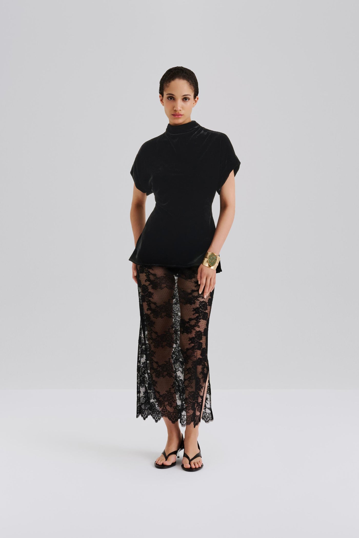 Malina Otilia Velvet Top