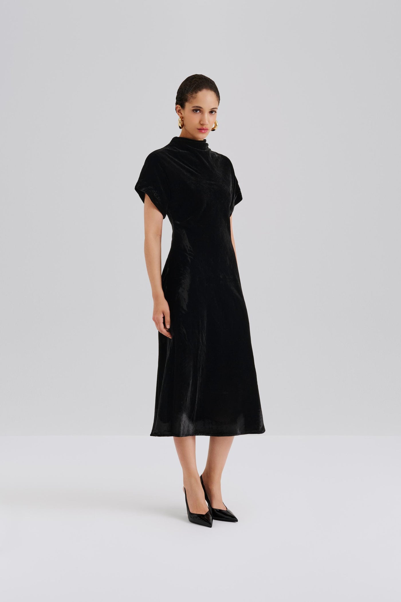 Malina Alivia Mide Dress Velvet