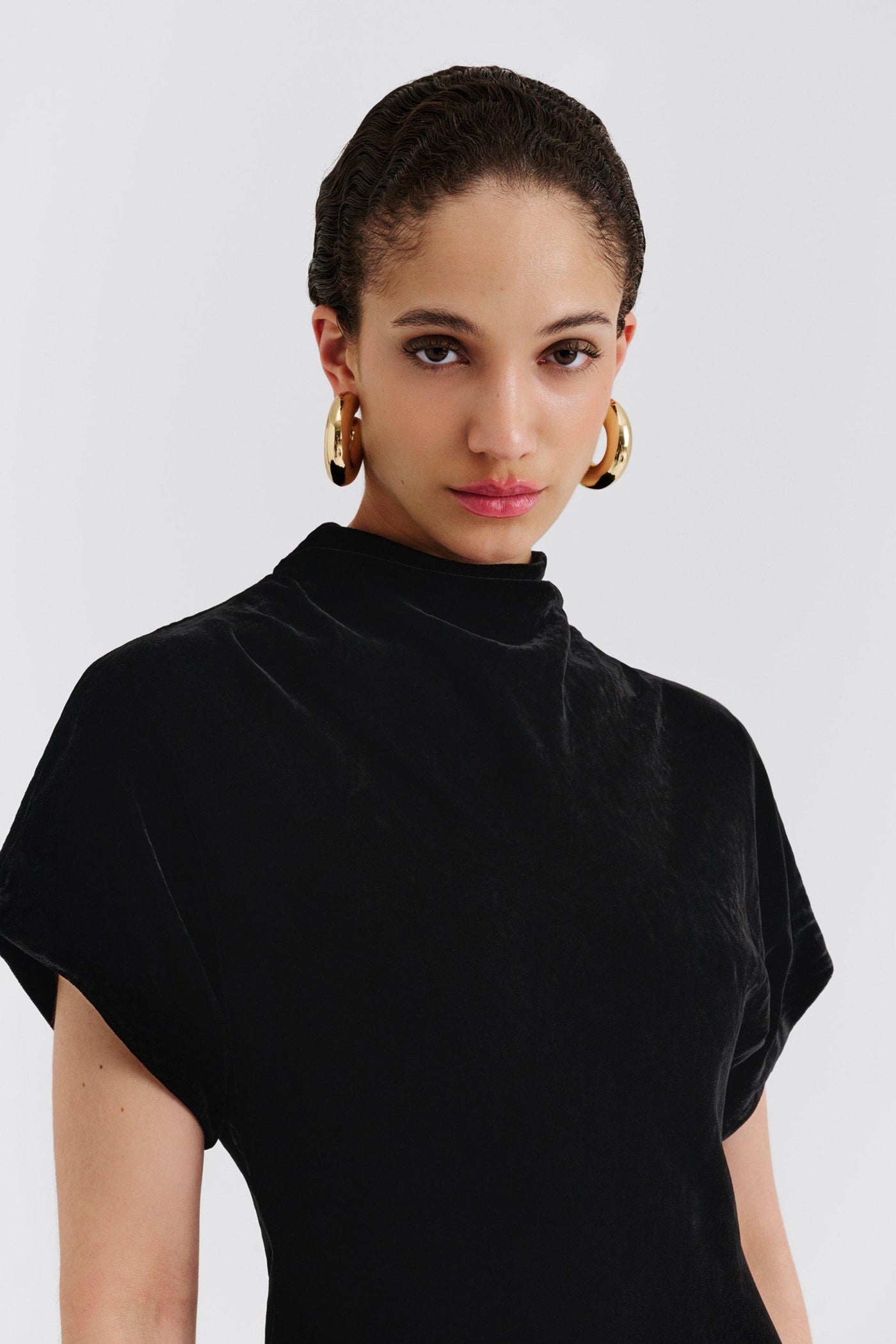 Malina Alivia Mide Dress Velvet