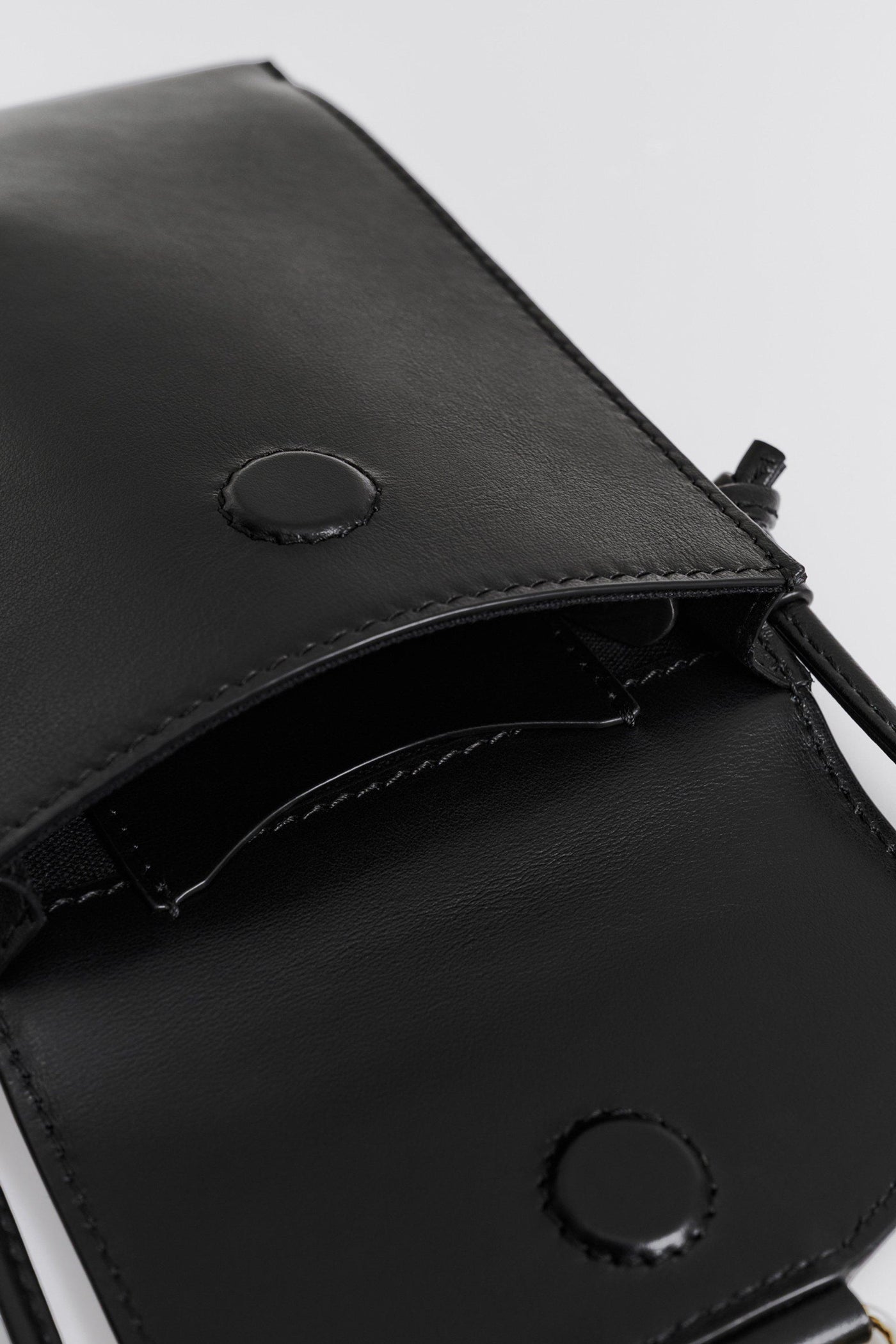 Malina Monogram Leather Phone Pouch