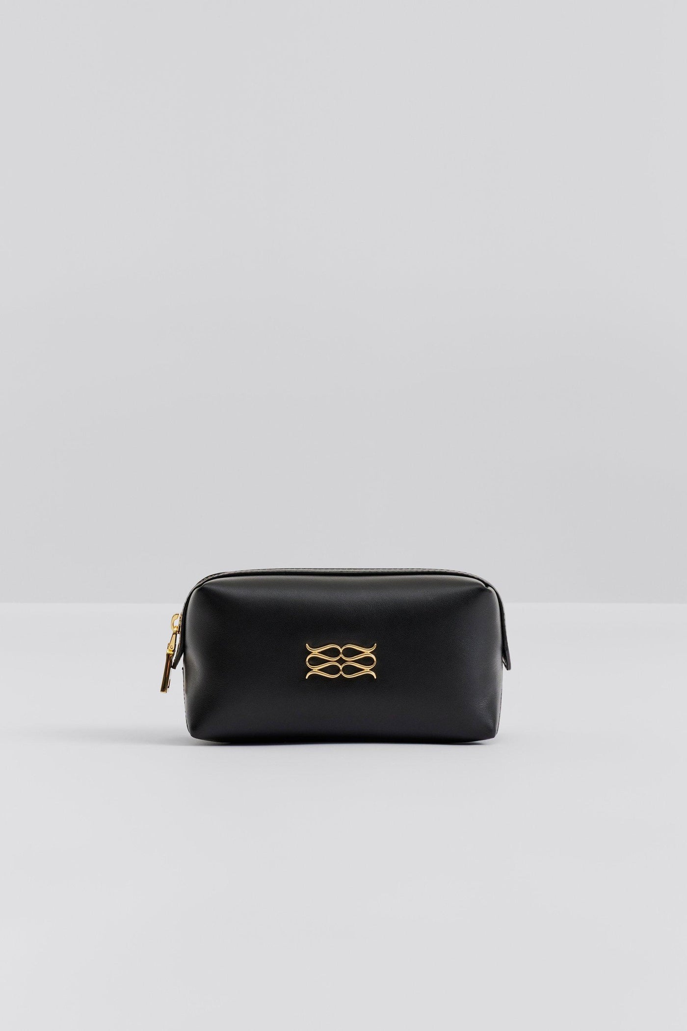 Malina Monogram Leather Toiletry Bag