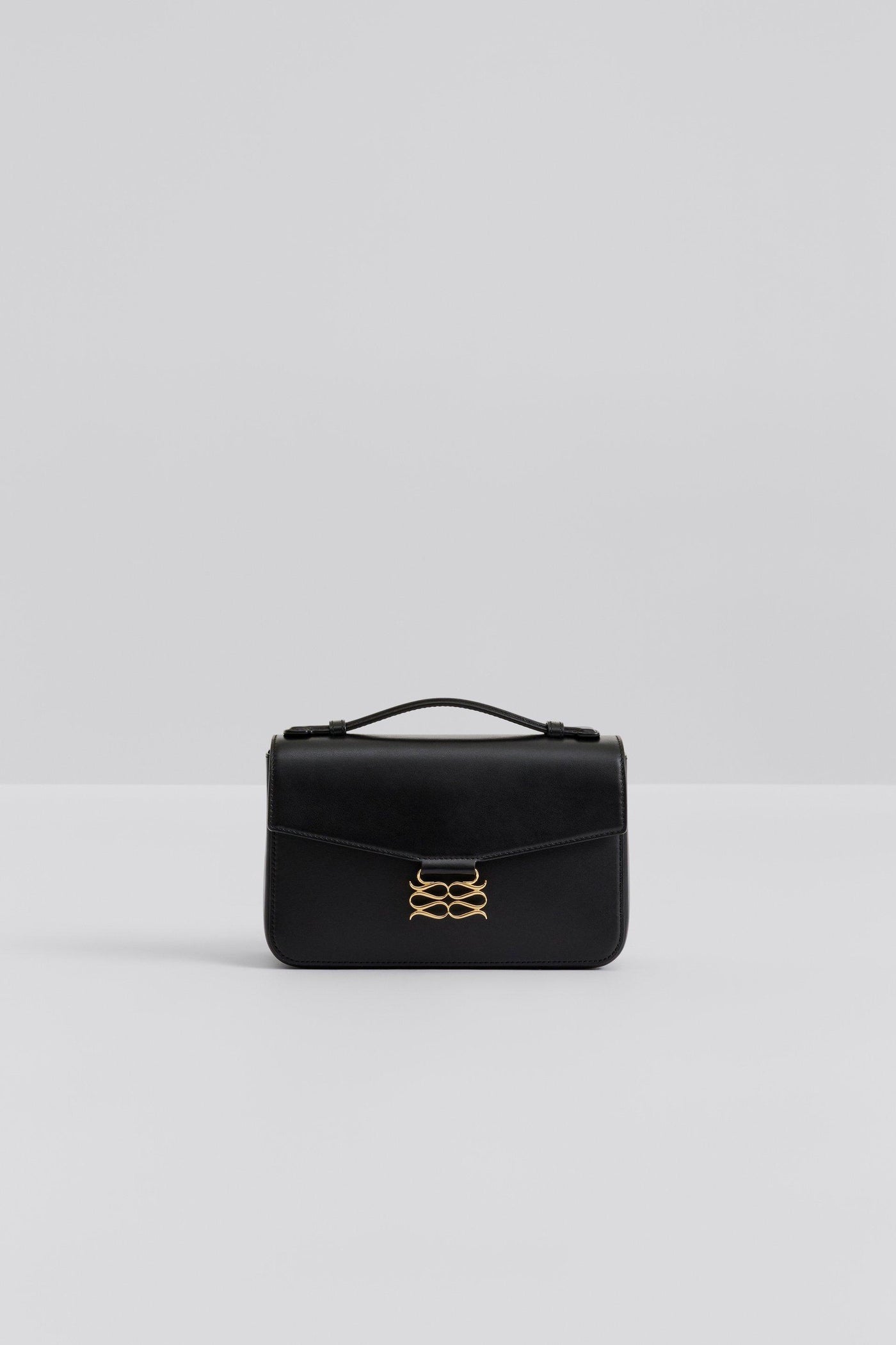 Malina Monogram Leather Shoulder Bag