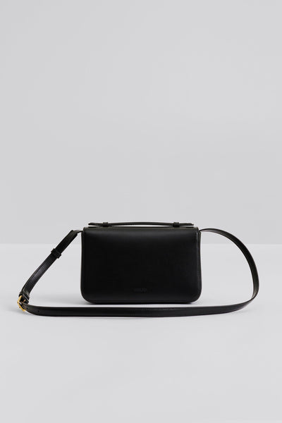 Malina Monogram Leather Shoulder Bag