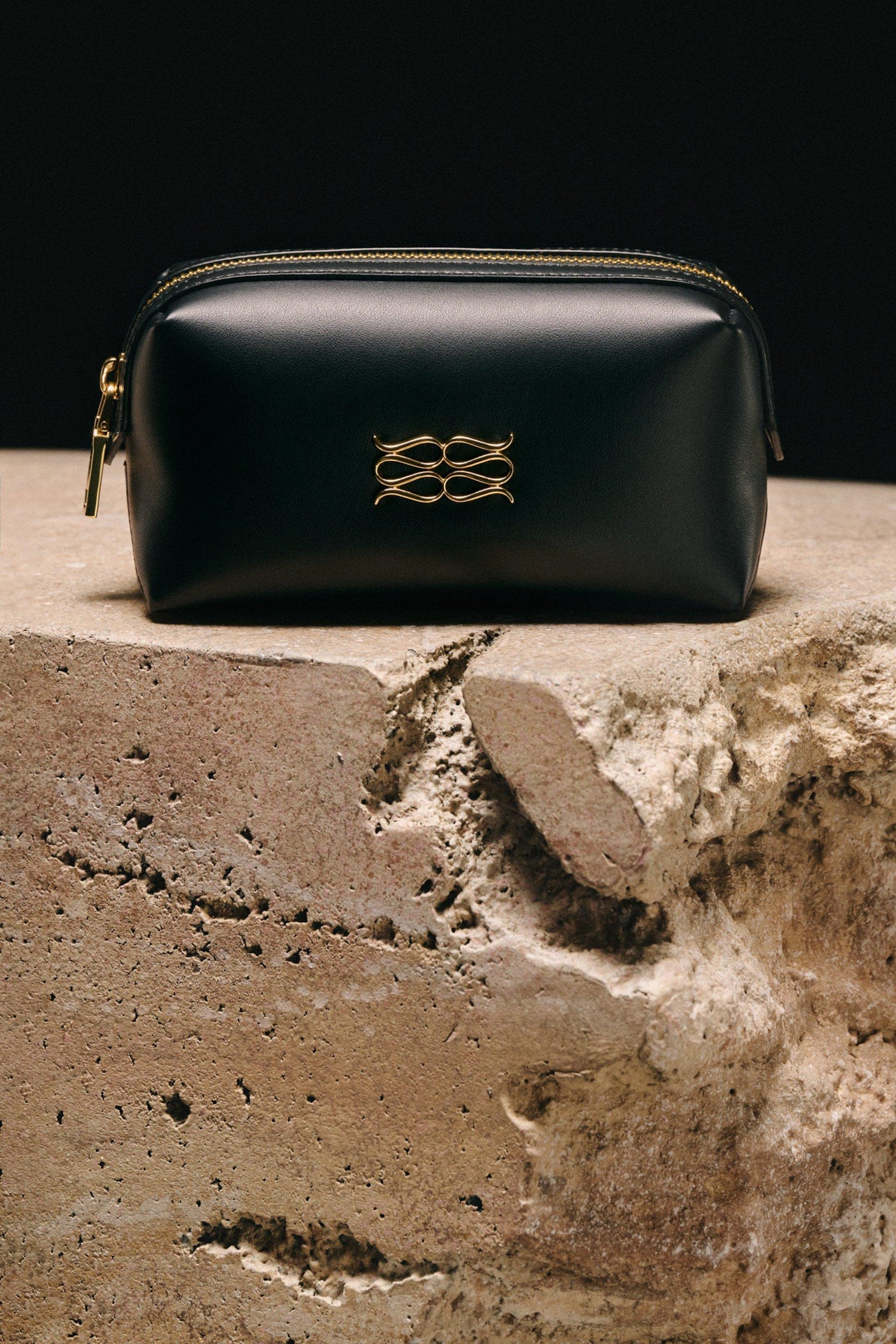 Malina Monogram Leather Shoulder Bag