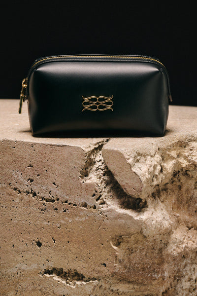Malina Monogram Leather Shoulder Bag