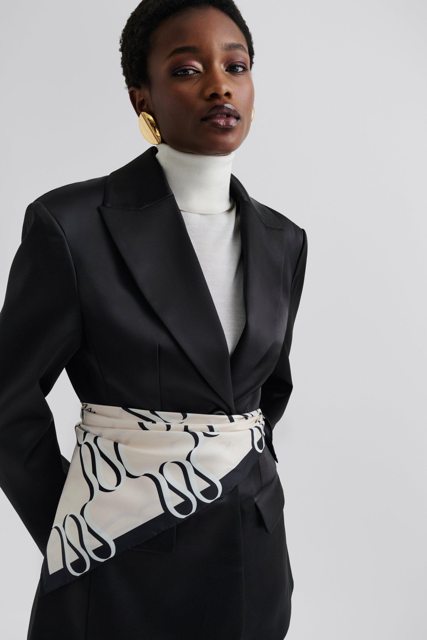 Malina Silk Twill Scarf
