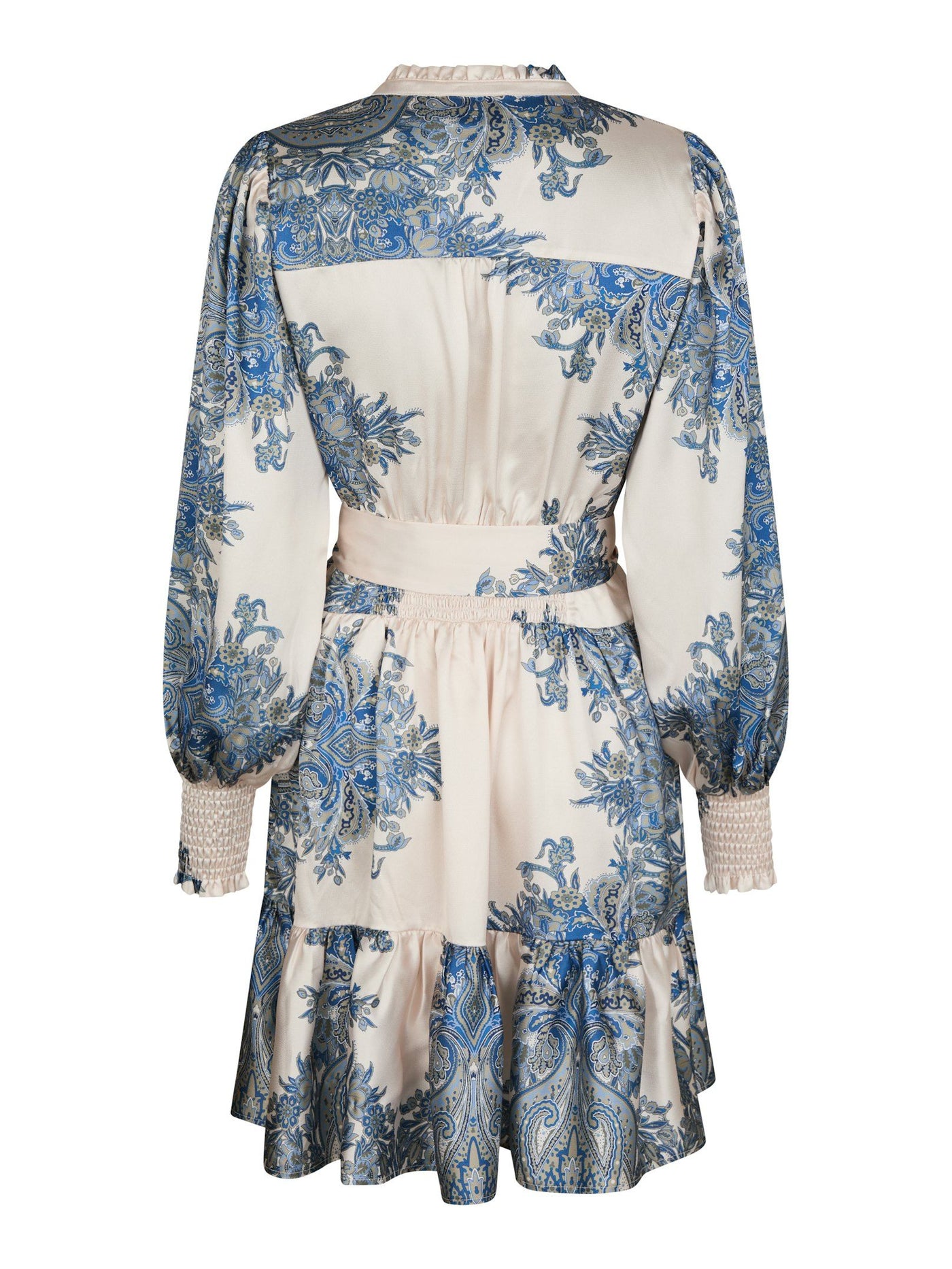 Neo Noir Paisley Border Dress