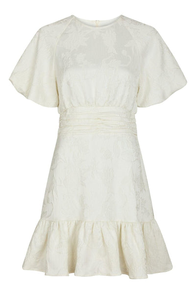Neo Noir Sulli Jacquard Dress Creme
