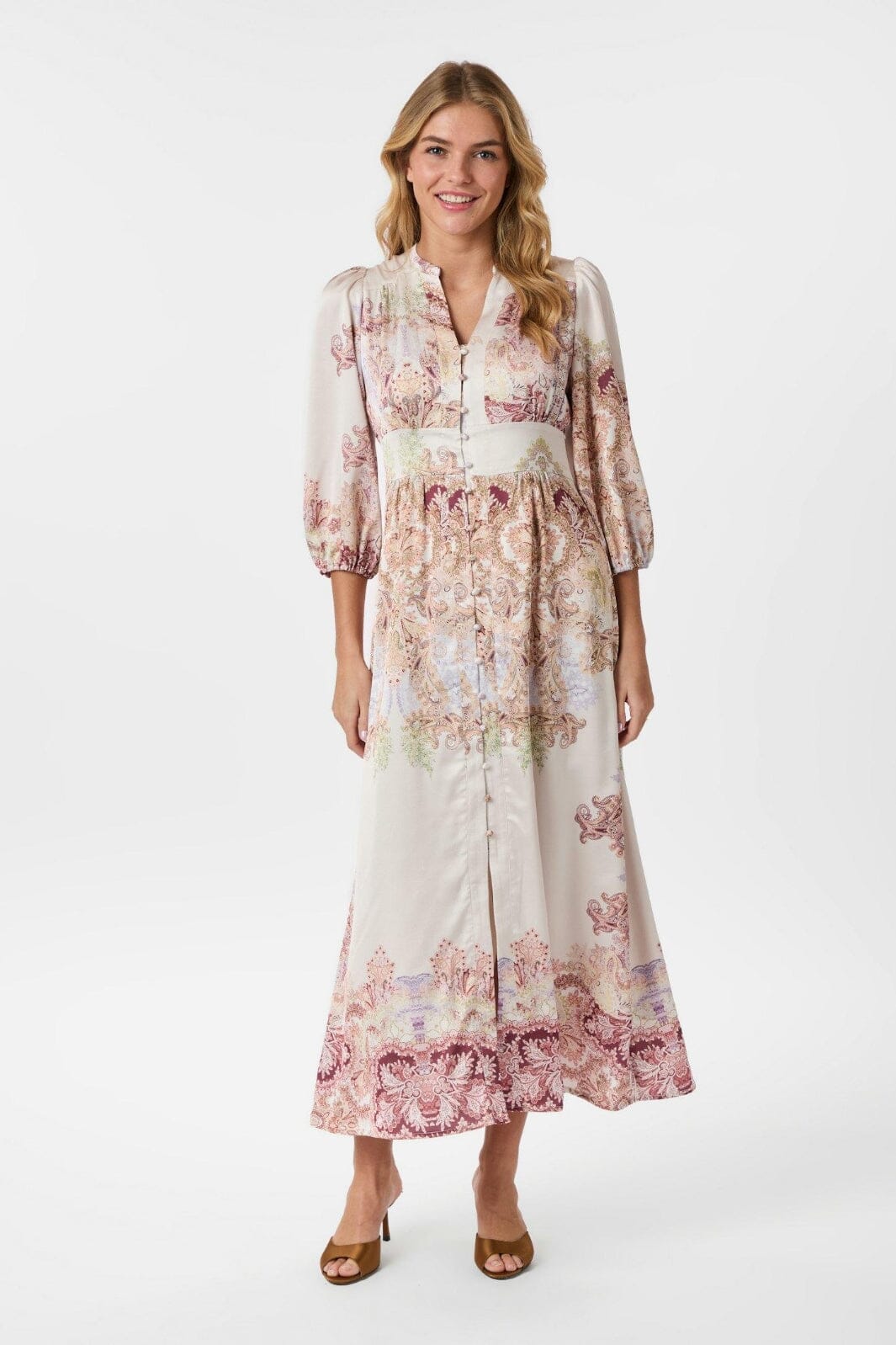 Neo Noir Stellar Artist Dress ivory