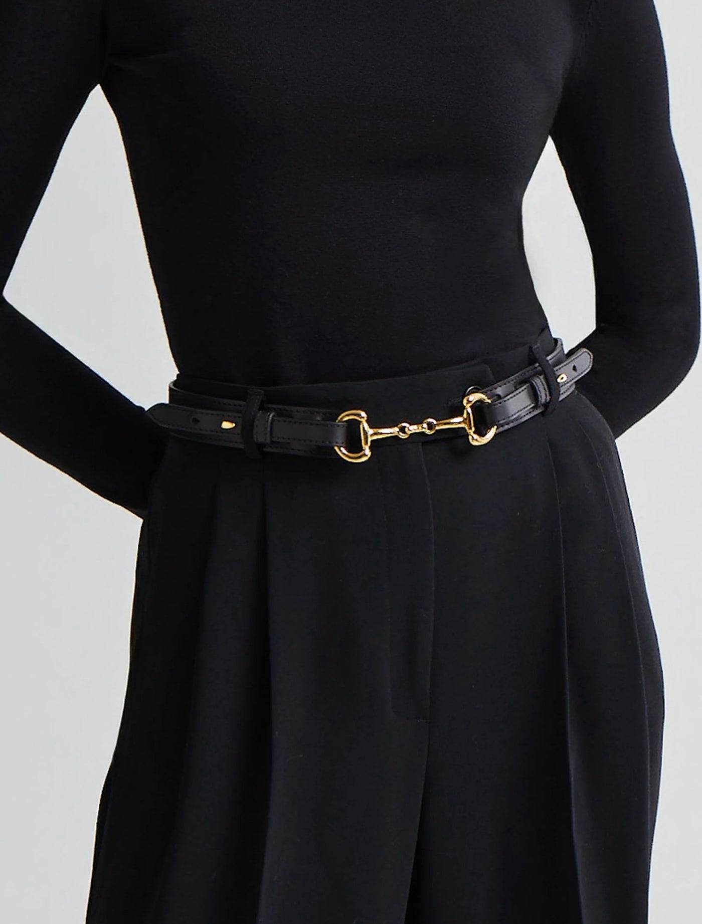 Andiata Gadia Nahkavyö Horsebit-Soljella