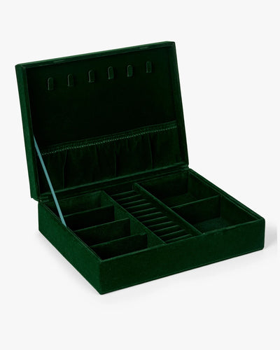 Day Et Velvet Jewelry Case Large darkest spruce