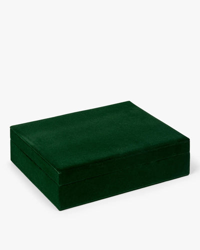 Day Et Velvet Jewelry Case Large darkest spruce