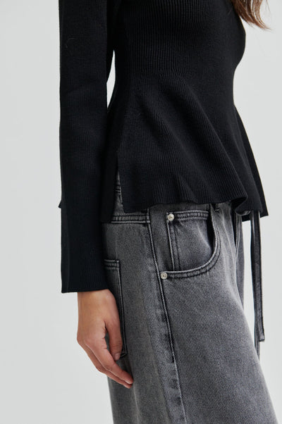 Second Female Stinna Knit Peplum