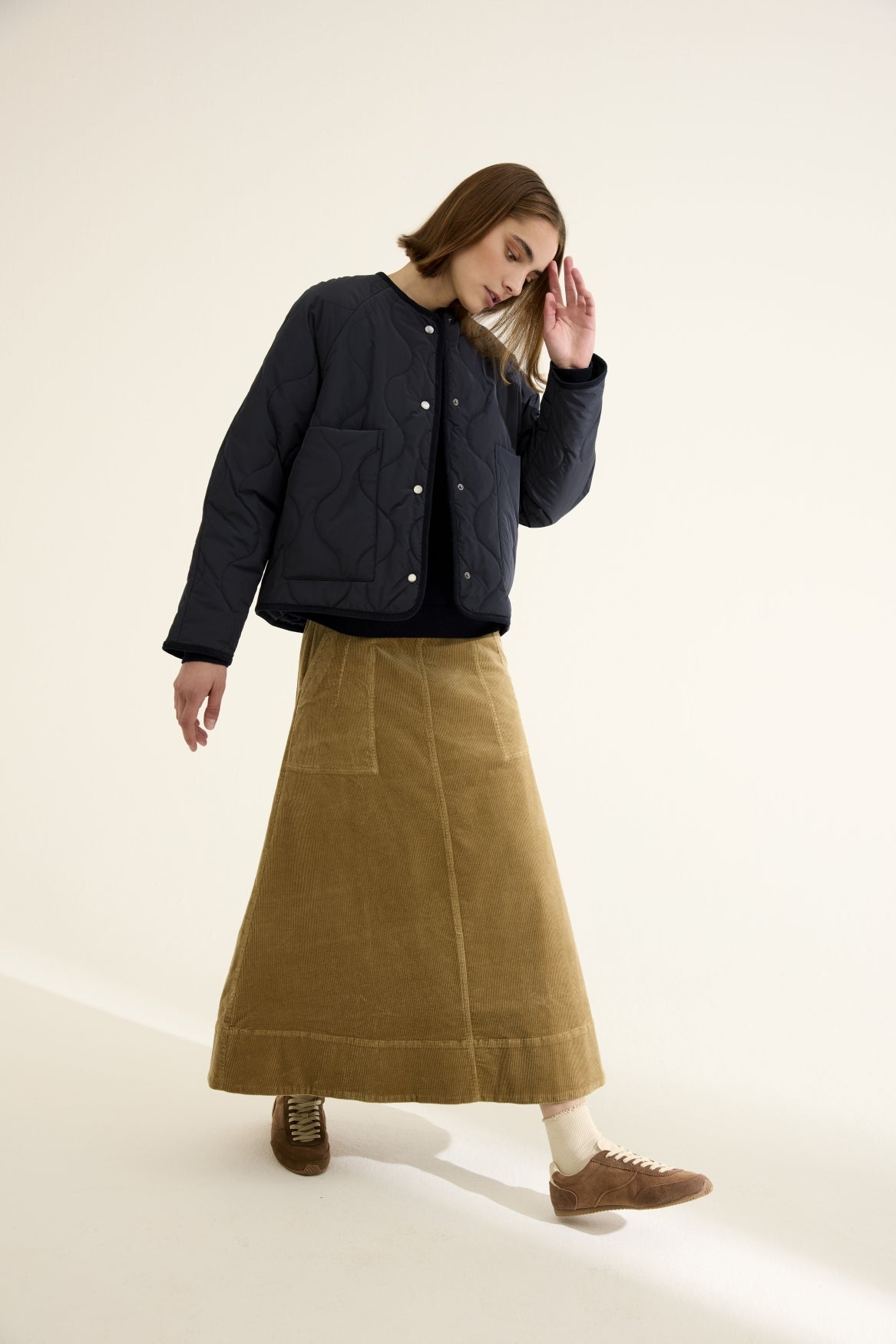 JcSophie Karoline Kevyt Takki Olive