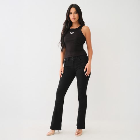True Religion Becca Mid Rise Bootcut black