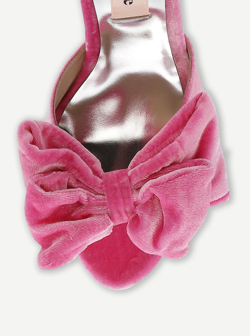 Custommade Marita Velvet Fuchsia Pink