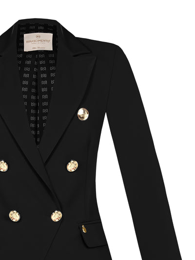 Rinascimento Blazer Black Recycled Polyester